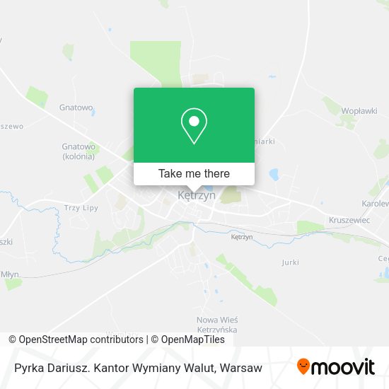 Pyrka Dariusz. Kantor Wymiany Walut map