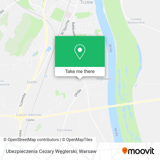 Ubezpieczenia Cezary Węglerski map