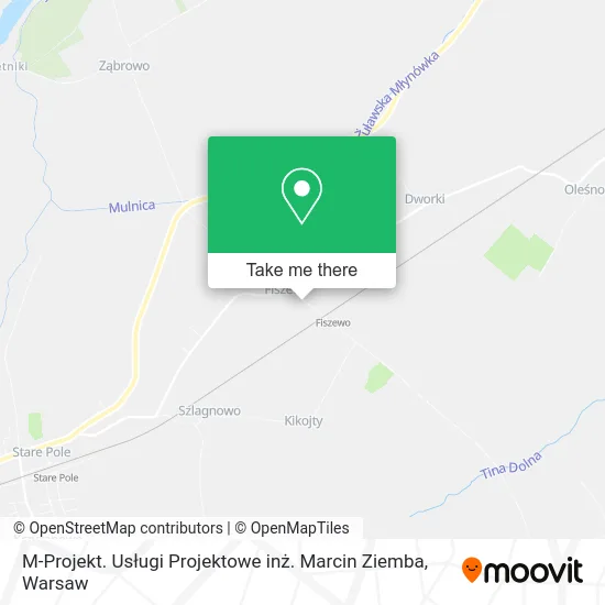 Карта M-Projekt. Usługi Projektowe inż. Marcin Ziemba