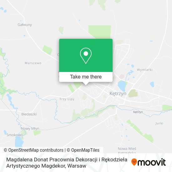 Magdalena Donat Pracownia Dekoracji i Rękodzieła Artystycznego Magdekor map