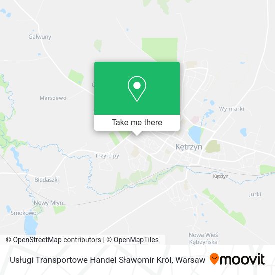 Usługi Transportowe Handel Sławomir Król map