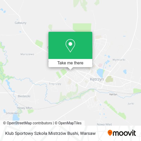 Klub Sportowy Szkoła Mistrzów Bushi map