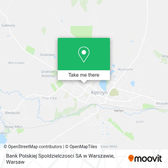 Bank Polskiej Spoldzielczosci SA w Warszawie map