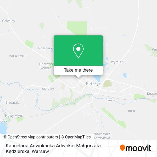 Kancelaria Adwokacka Adwokat Małgorzata Kędzierska map