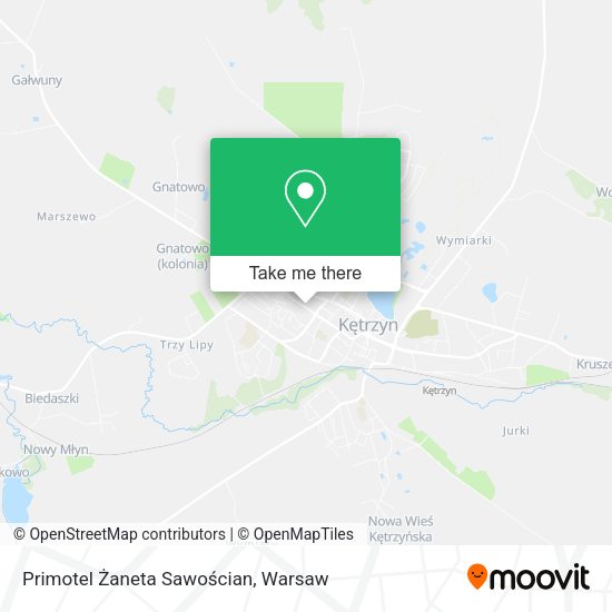 Primotel Żaneta Sawościan map