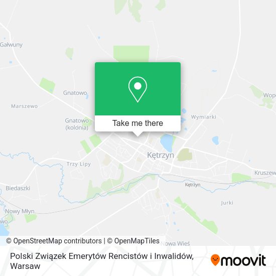 Polski Związek Emerytów Rencistów i Inwalidów map