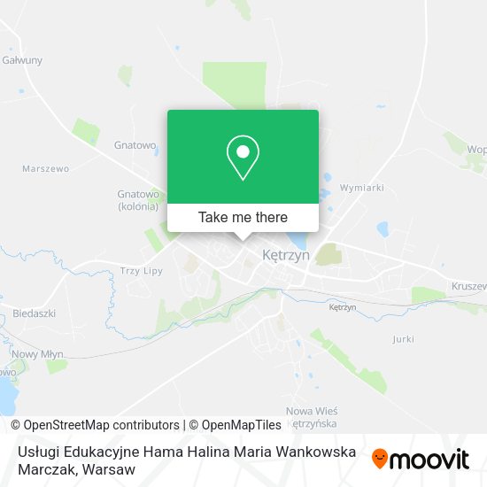 Usługi Edukacyjne Hama Halina Maria Wankowska Marczak map