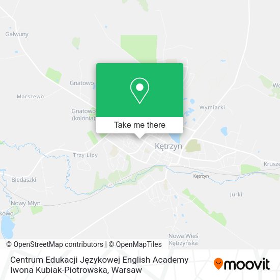 Centrum Edukacji Językowej English Academy Iwona Kubiak-Piotrowska map