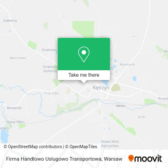 Firma Handlowo Uslugowo Transportowa map