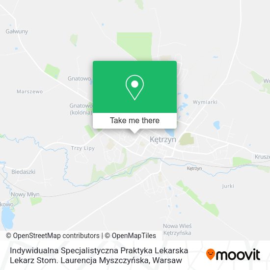 Indywidualna Specjalistyczna Praktyka Lekarska Lekarz Stom. Laurencja Myszczyńska map