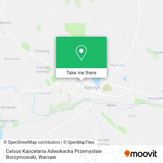 Celsus Kancelaria Adwokacka Przemysław Borzymowski map