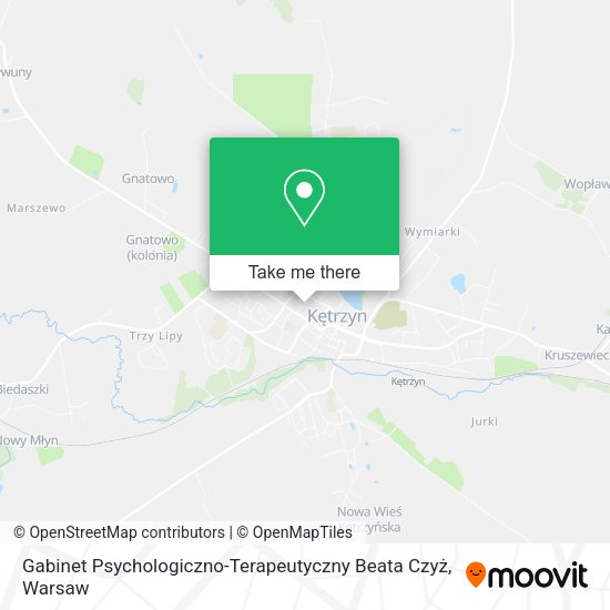 Карта Gabinet Psychologiczno-Terapeutyczny Beata Czyż