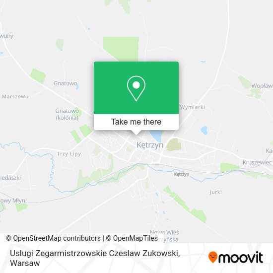 Uslugi Zegarmistrzowskie Czeslaw Zukowski map