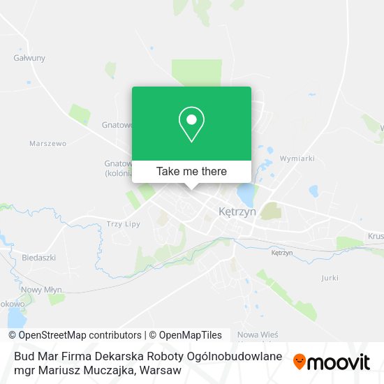 Bud Mar Firma Dekarska Roboty Ogólnobudowlane mgr Mariusz Muczajka map