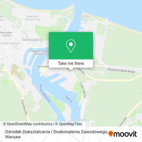 Ośrodek Dokształcania i Doskonalenia Zawodowego map