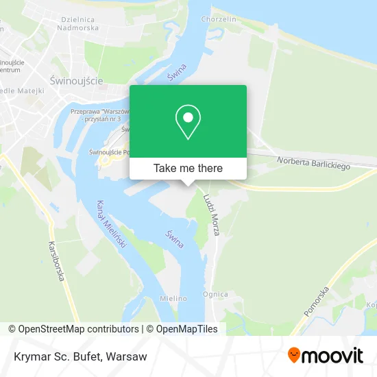 Карта Krymar Sc. Bufet