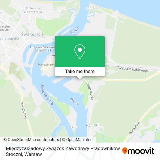 Międzyzakładowy Związek Zawodowy Pracowników Stoczni map