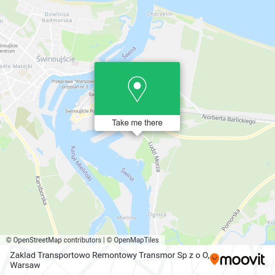 Zaklad Transportowo Remontowy Transmor Sp z o O map