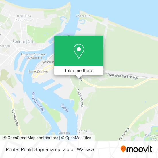 Карта Rental Punkt Suprema sp. z o.o.