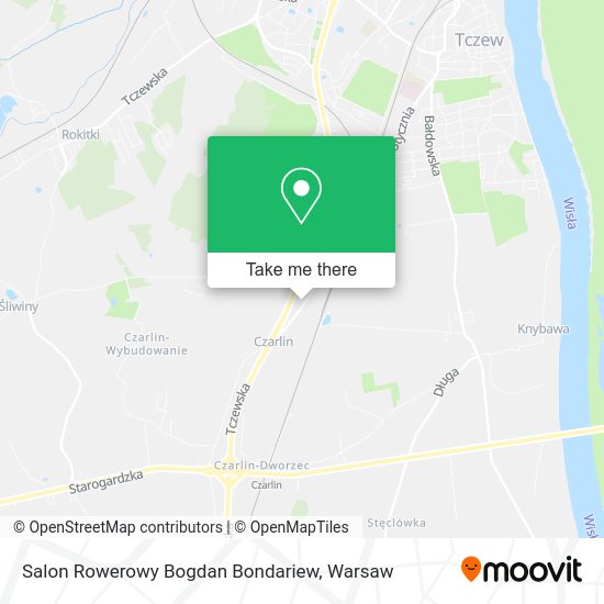 Salon Rowerowy Bogdan Bondariew map