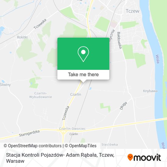 Stacja Kontroli Pojazdów- Adam Rąbała, Tczew map