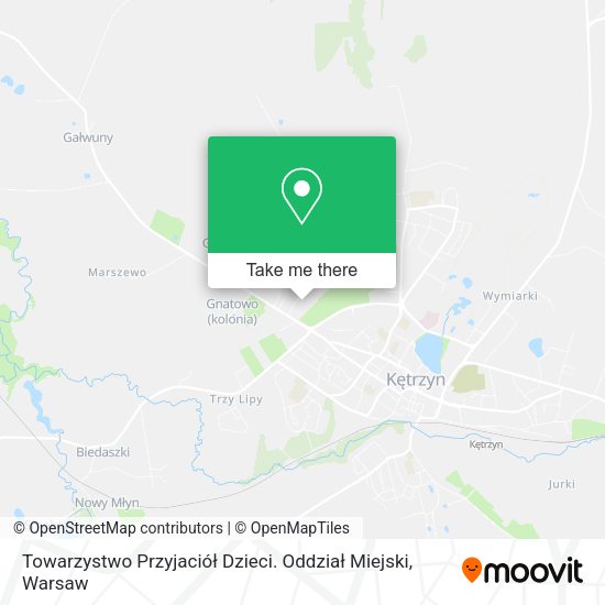 Towarzystwo Przyjaciół Dzieci. Oddział Miejski map