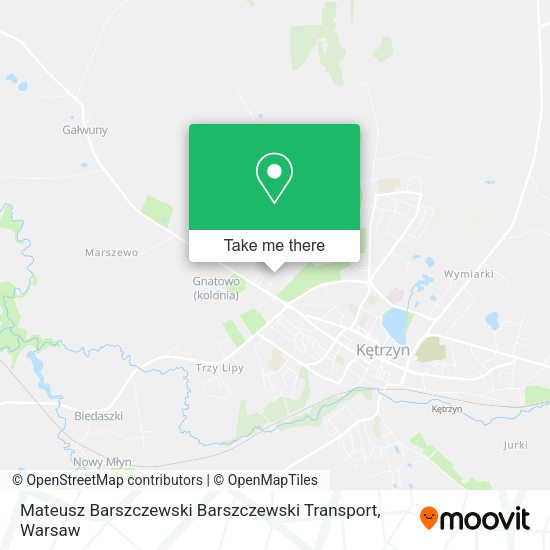 Mateusz Barszczewski Barszczewski Transport map