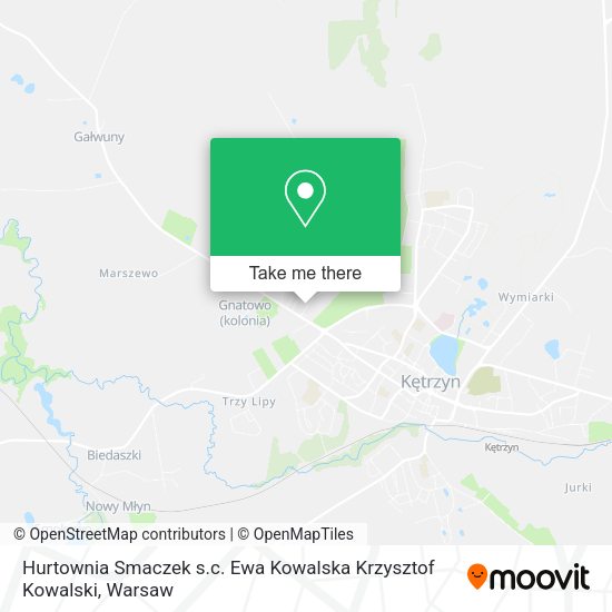 Hurtownia Smaczek s.c. Ewa Kowalska Krzysztof Kowalski map