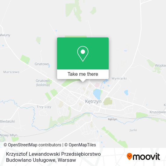 Krzysztof Lewandowski Przedsiębiorstwo Budowlano Usługowe map