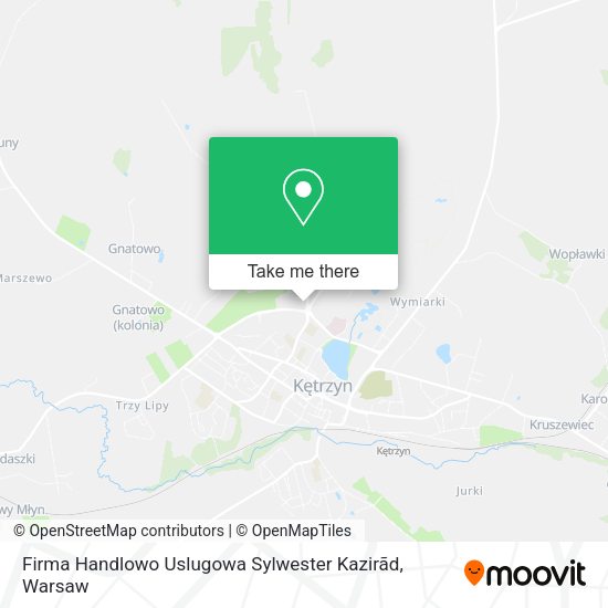 Firma Handlowo Uslugowa Sylwester Kazirãd map