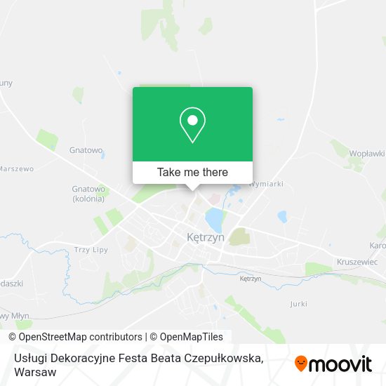 Usługi Dekoracyjne Festa Beata Czepułkowska map