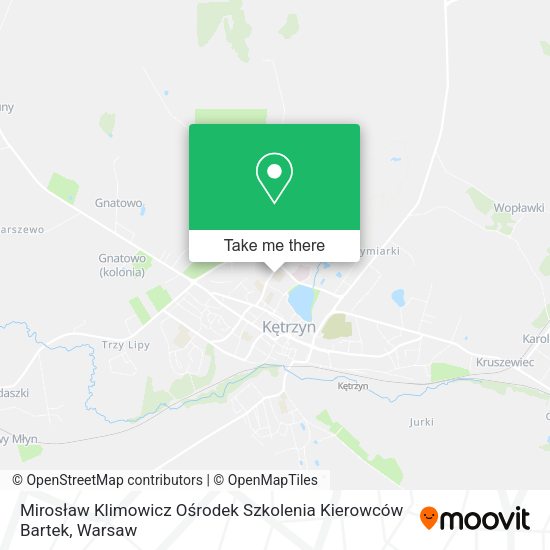 Mirosław Klimowicz Ośrodek Szkolenia Kierowców Bartek map