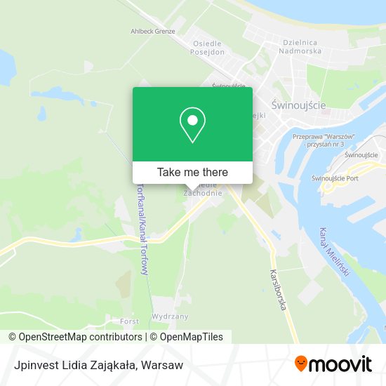 Jpinvest Lidia Zająkała map