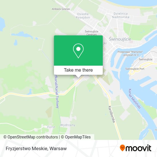 Fryzjerstwo Meskie map