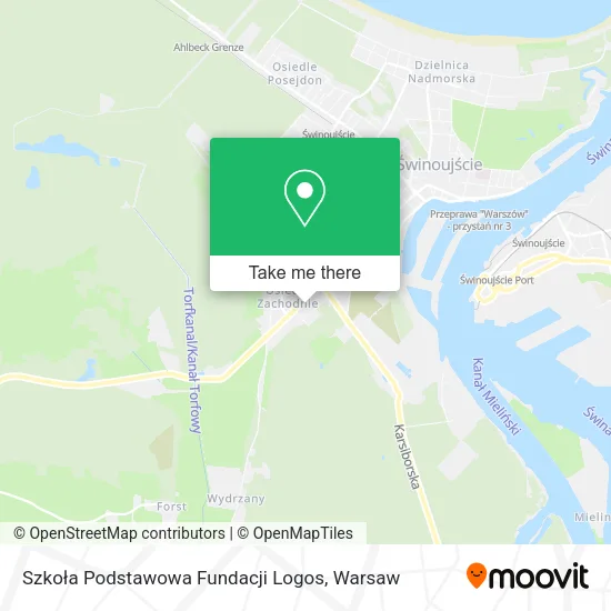 Карта Szkoła Podstawowa Fundacji Logos