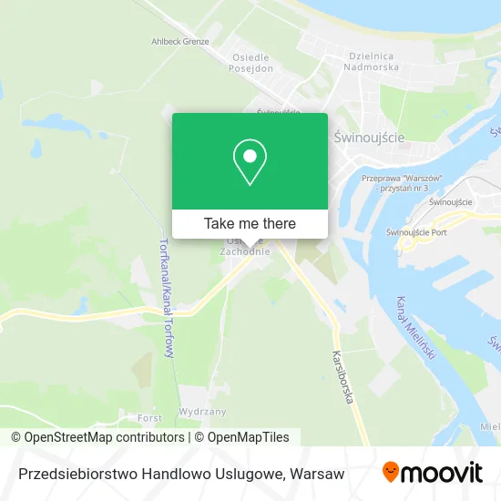 Карта Przedsiebiorstwo Handlowo Uslugowe