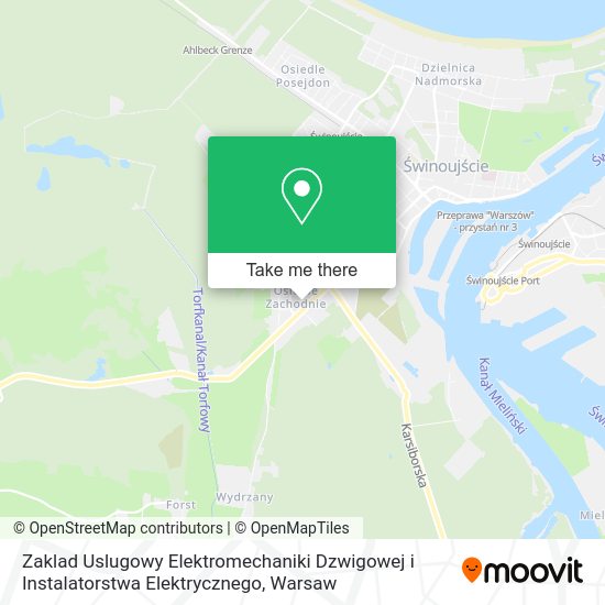 Zaklad Uslugowy Elektromechaniki Dzwigowej i Instalatorstwa Elektrycznego map