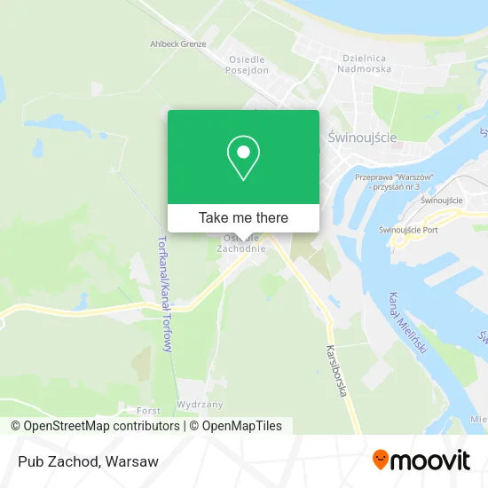 Карта Pub Zachod
