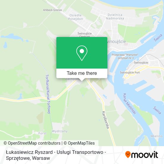 Łukasiewicz Ryszard - Usługi Transportowo - Sprzętowe map