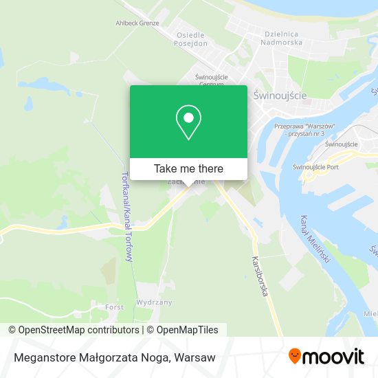 Meganstore Małgorzata Noga map