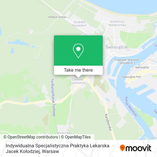 Indywidualna Specjalistyczna Praktyka Lekarska Jacek Kołodziej map