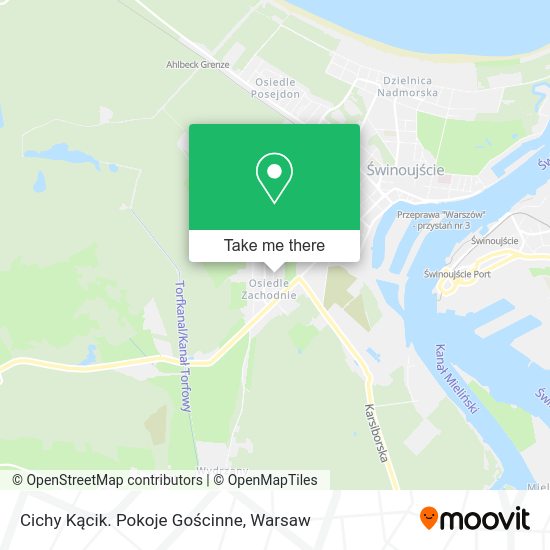 Cichy Kącik. Pokoje Gościnne map