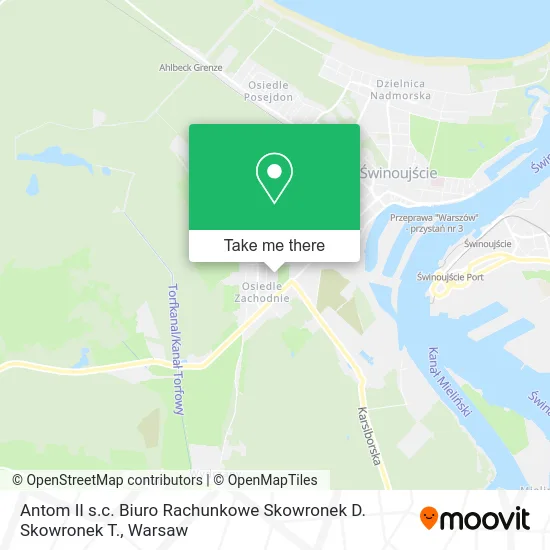 Карта Antom II s.c. Biuro Rachunkowe Skowronek D. Skowronek T.