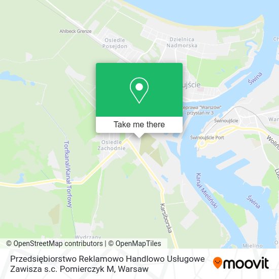 Przedsiębiorstwo Reklamowo Handlowo Usługowe Zawisza s.c. Pomierczyk M map