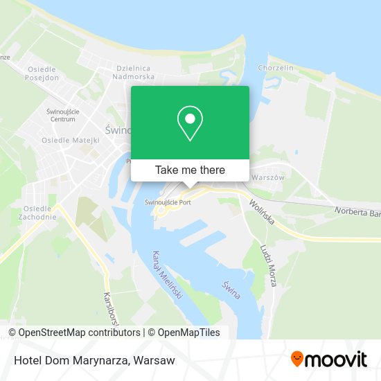 Hotel Dom Marynarza map