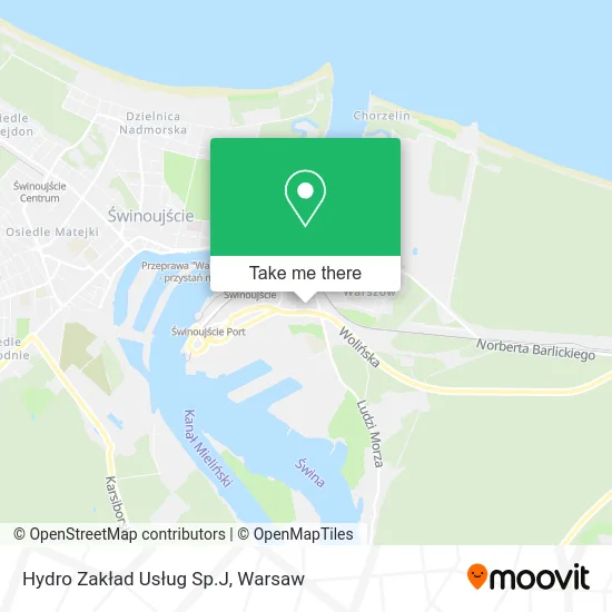 Карта Hydro Zakład Usług Sp.J