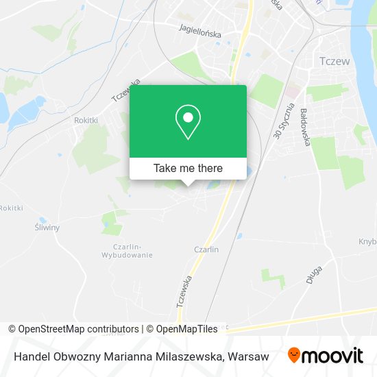 Handel Obwozny Marianna Milaszewska map