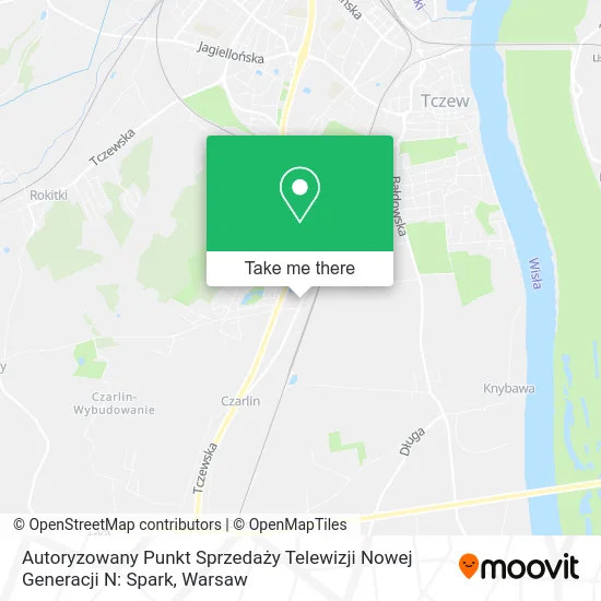 Карта Autoryzowany Punkt Sprzedaży Telewizji Nowej Generacji N: Spark