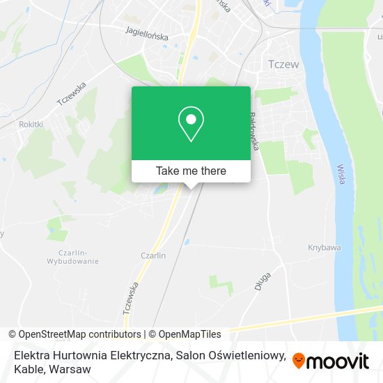 Elektra Hurtownia Elektryczna, Salon Oświetleniowy, Kable map