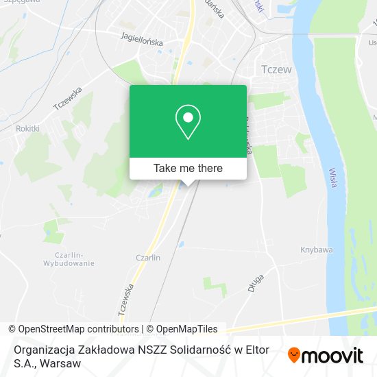 Organizacja Zakładowa NSZZ Solidarność w Eltor S.A. map